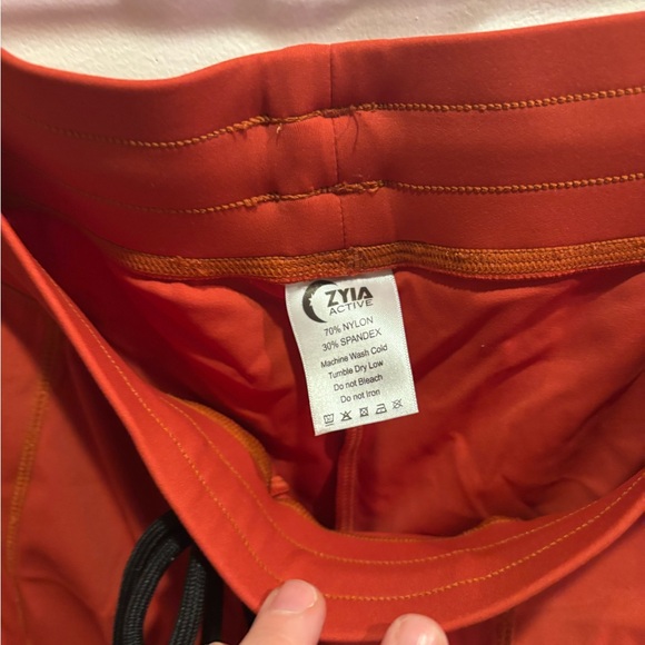 Rust Peak Zipper Joggers - Picture 3 of 4